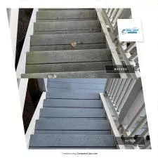 Lakeside deck cleaning 2