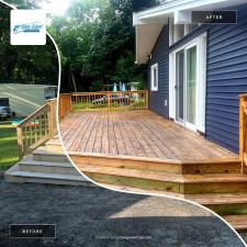 Deck staining in catawba island oh